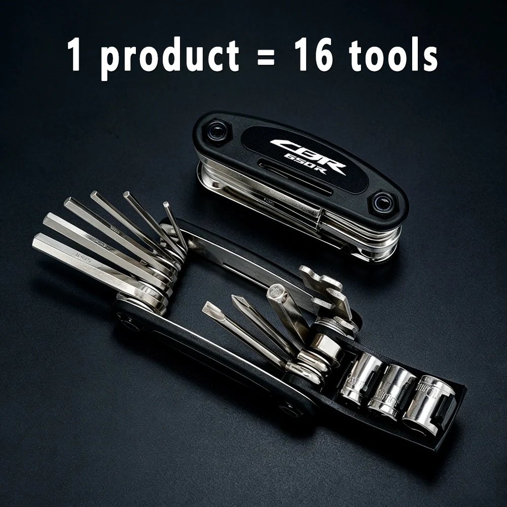 

For Honda CBR650R CB650R CB650F CBR 650R 650 R Portable Socket Wrench Folding Multi Repair Tool Set Multifunction Screwdriver