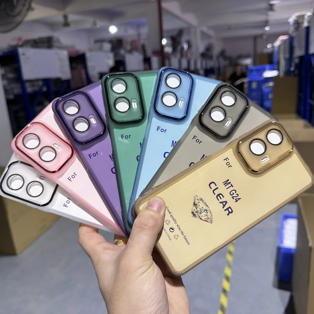 For Motorola Edge 50 Pro Case Motorola G85 G84 G35 E14 Edge 50 Neo G24 G04 Phone Case Full Package Camera Len Protective Cover