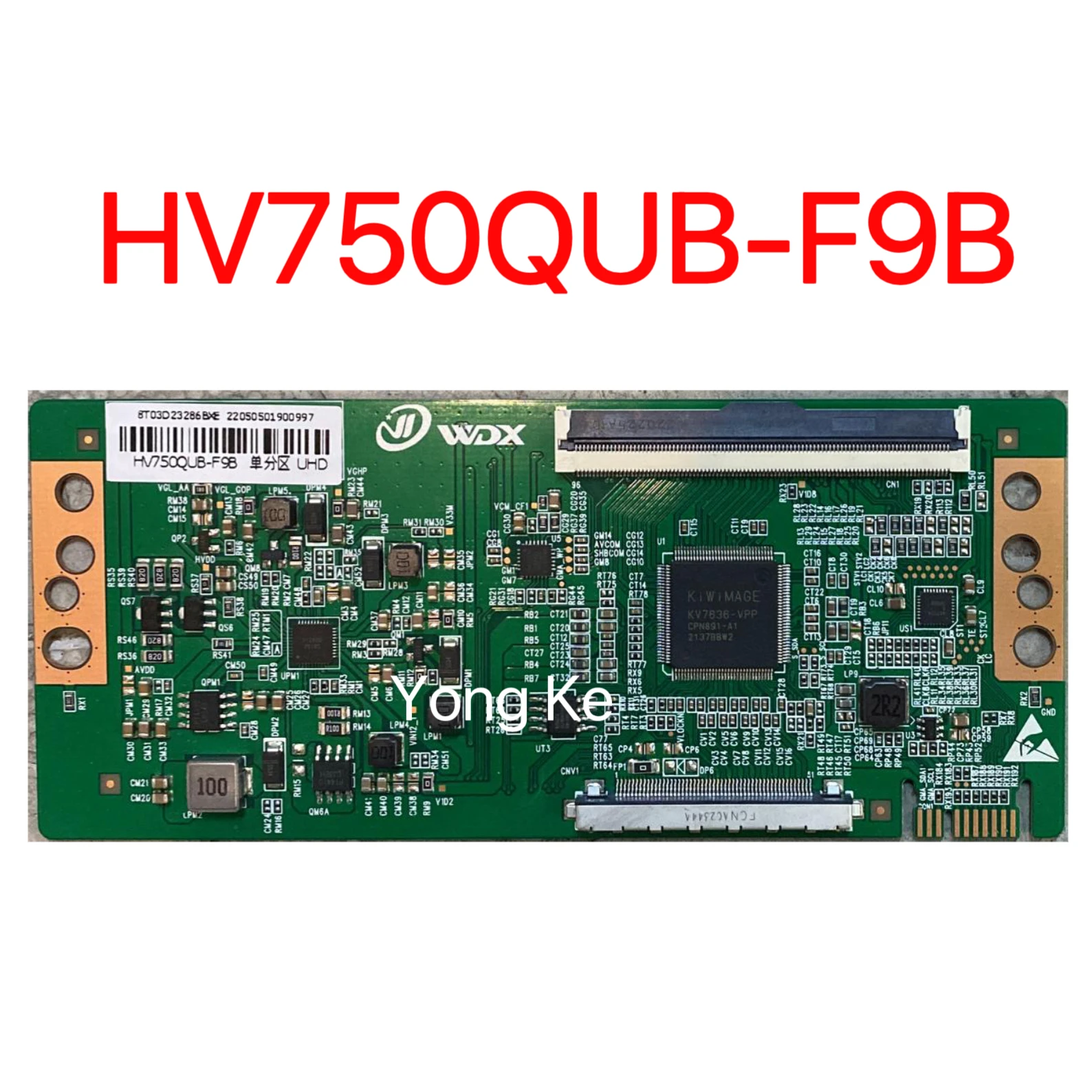 Newly upgraded BOE logic board HV750QUB-F9B 4K 2k single port 96PIN