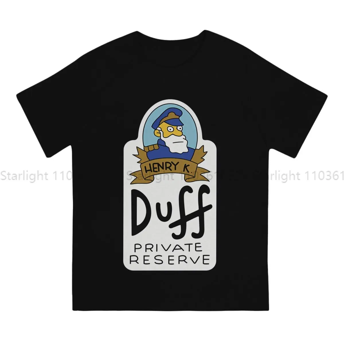 Henry K. Private Reserve Special TShirt Duff Beer Leisure T Shirt Summer T-shirt For Men Women