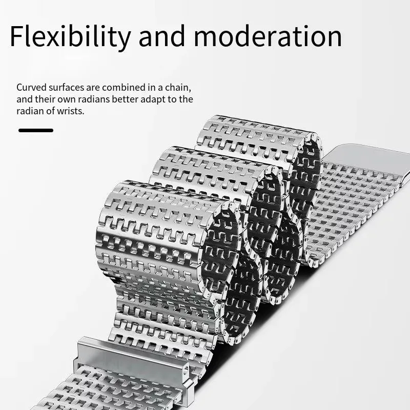 メタルストラップ サムスン Galaxy Watch 7/6/5/4 マグネット式ブレスレット リストバンド Huawei Watch GT5/GT5 Pro Amazfit GTR 4/GTS 4 Mini ベルト