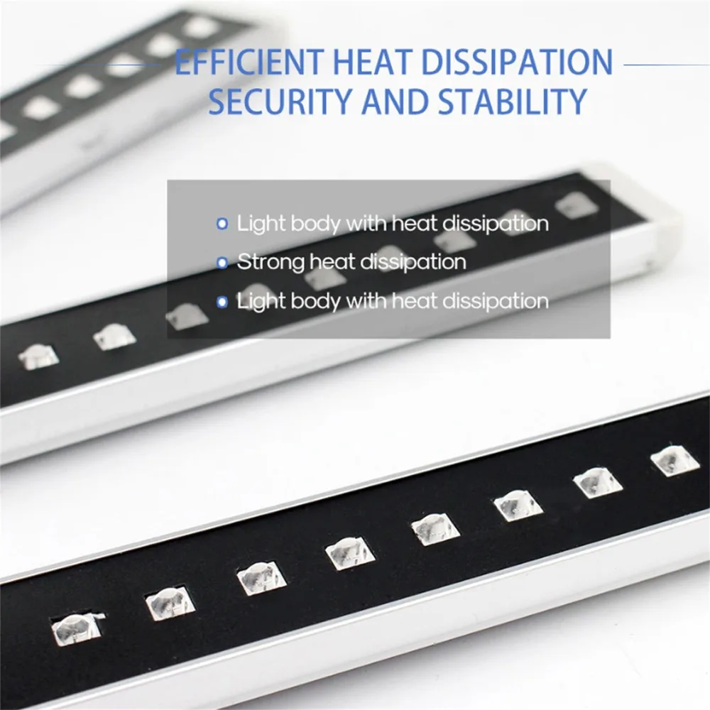 365+405nm Double Light Source Nail Gel Curing Dryer Light 9W Power Aluminium Alloy Gel Curing Lamp Electric Tubes Fast Drying view 4