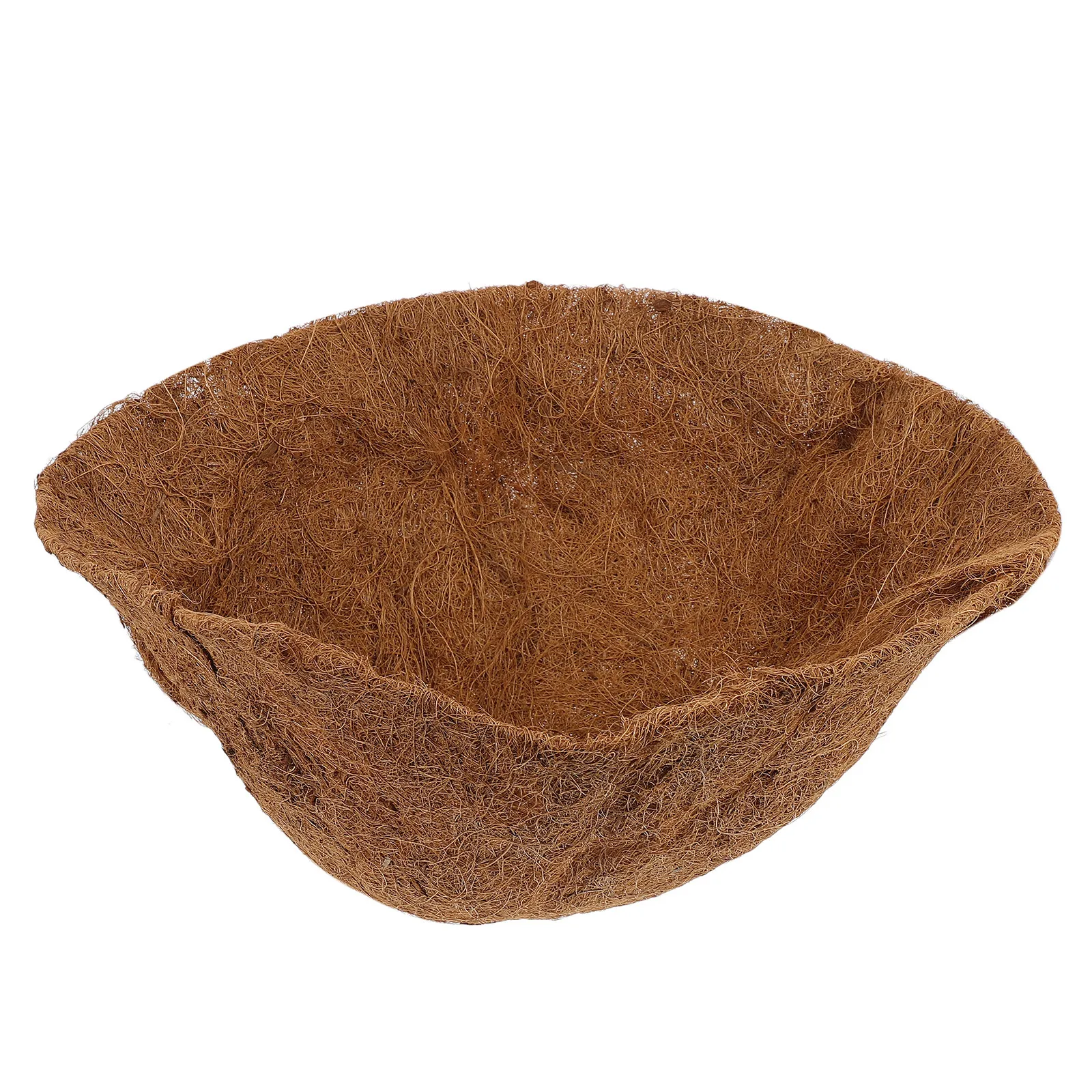40Cm Half-Ball Coconut Fiber Flowerpot Liner Pad Natural Latex Plant Pot Cushion Breathable Hydrophobic Eco-Friendly for