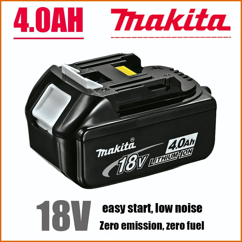 

100% Original Makita 18V 4.0Ah Rechargeable Power Tools Battery with LED Li-ion Replacement LXT BL1860B BL1860 BL1850