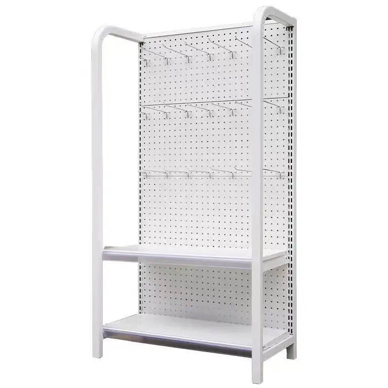 Supermarket shelves, hole board accessories, mobile phone accessories, porous hooks, jewelry, socks, fishing gear, live broadcas