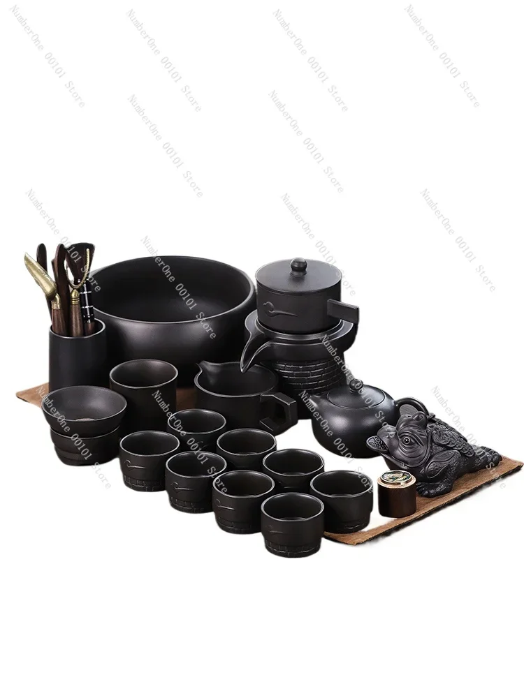 

Чайный сервиз Zisha Pot Kung Fu, легкая роскошь, высококачественное заваривание чая, чайная чашка, элитный подарочный набор