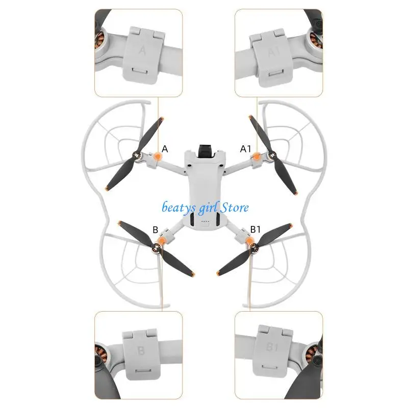 

C7AB Half Surrounded Propeller Guards Anti-Collision Ring for Mini 3
