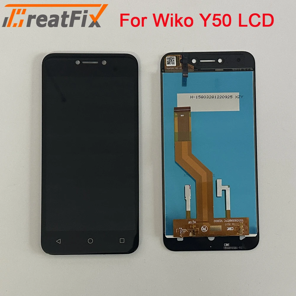 5.0\'\'For Wiko Y50 LCD Display+Touch Screen Digitizer Assembly Repair LCD Parts For Wiko Y50 W-K130 Lcd sunny 4