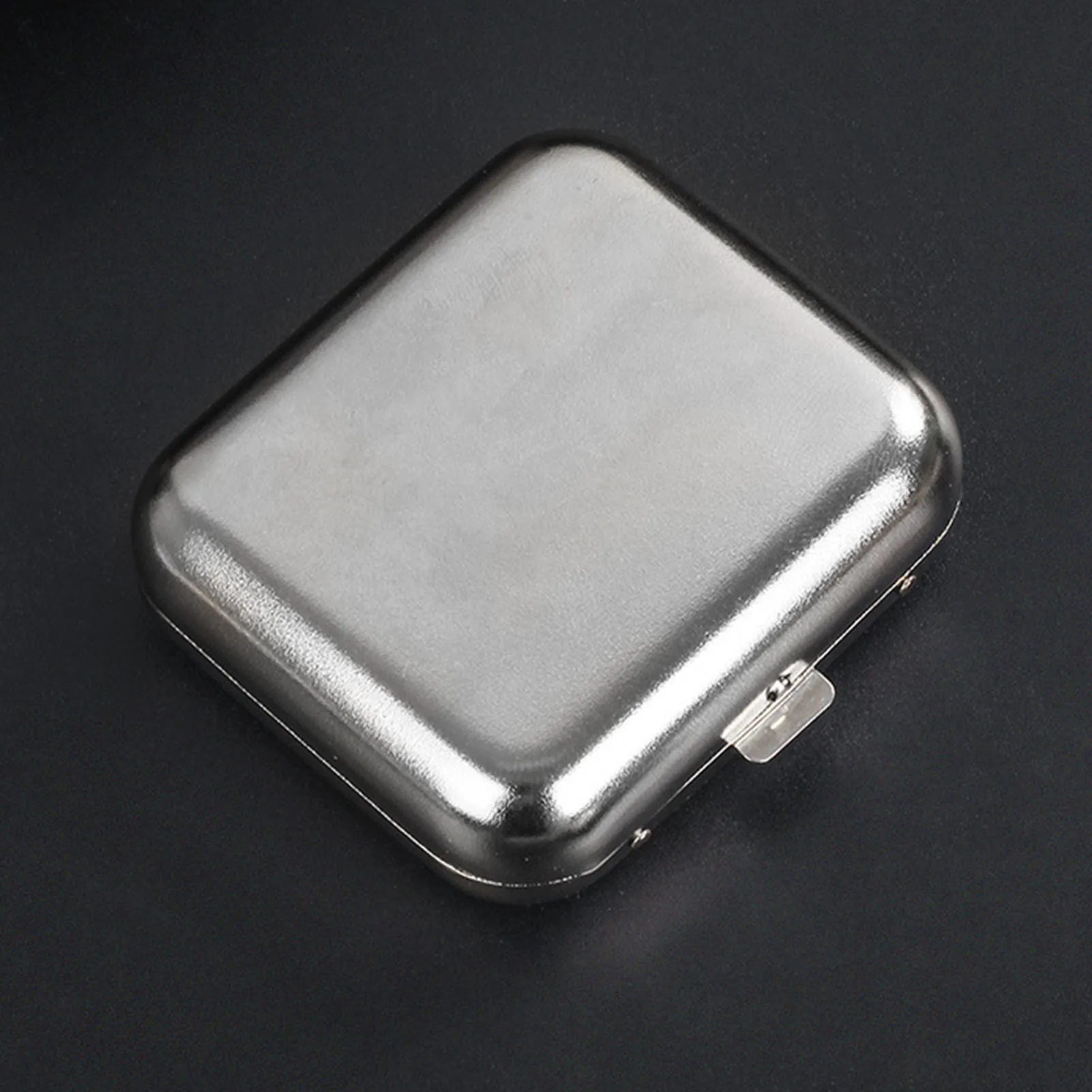 Stainless Steel Square Pocket Ashtray Outdoor Portable Stainless Steel Ashtray Suitable for Home Bedroom Yard