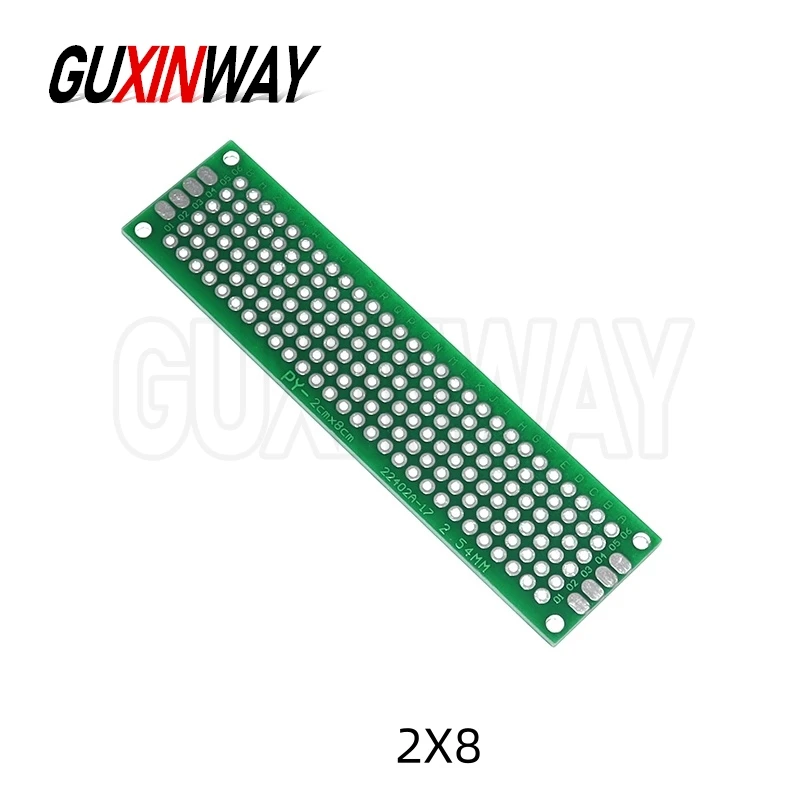แผงวงจรพิมพ์สองด้าน 1 ชิ้น สำหรับชุด Arduino DIY ขนาด 2x8 3x7 4x6 5x7 6x8 7x9 8x12 9x15 นิ้ว ใช้เป็น Protoboard สำหรับงานต้นแบบ