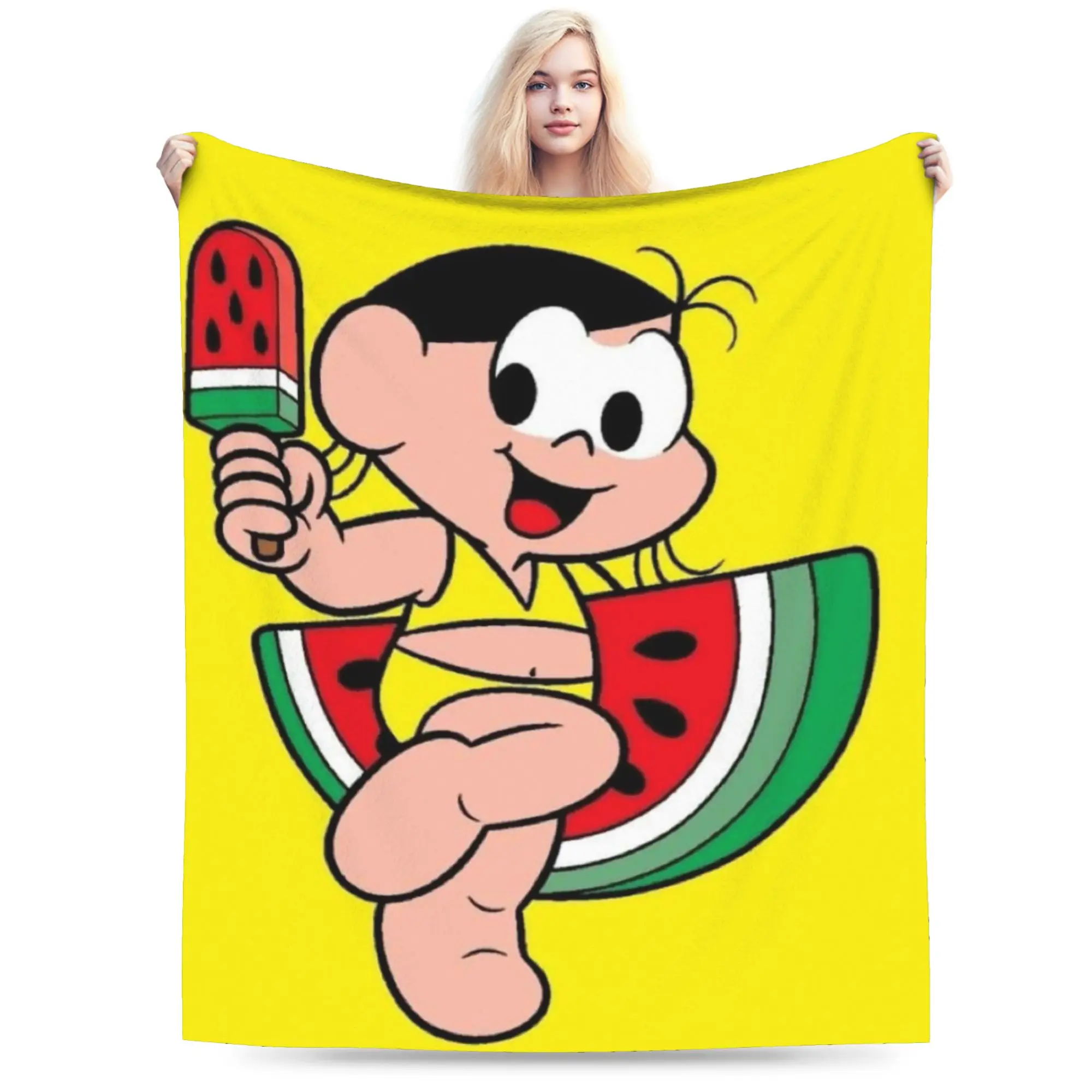 Manta Suave de Anime Magali Festa, Cobija Casual para Camping, Cubrecama de Franela para Sofá y Cama