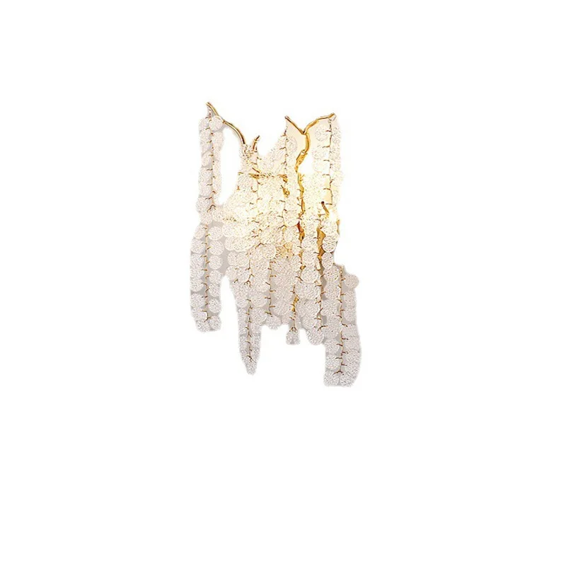 أباجورة غرفة نوم الجدار مصباح ما بعد الحداثة ضوء الفاخرة الفروع الإبداعية كريستال الإنترنت المشاهير 2021 غرفة المعيشة الجديدة backgr