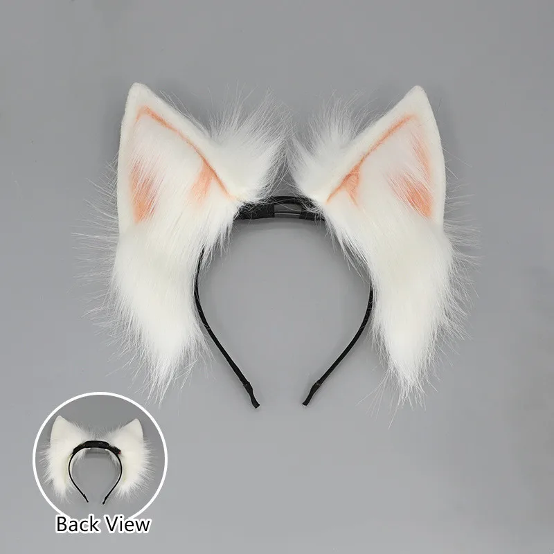 Rechargable Electric Moving Cat Ear Swinging Headband Cosplay Accessories Carnival Halloween Club Pub Masquerade Party Headwear