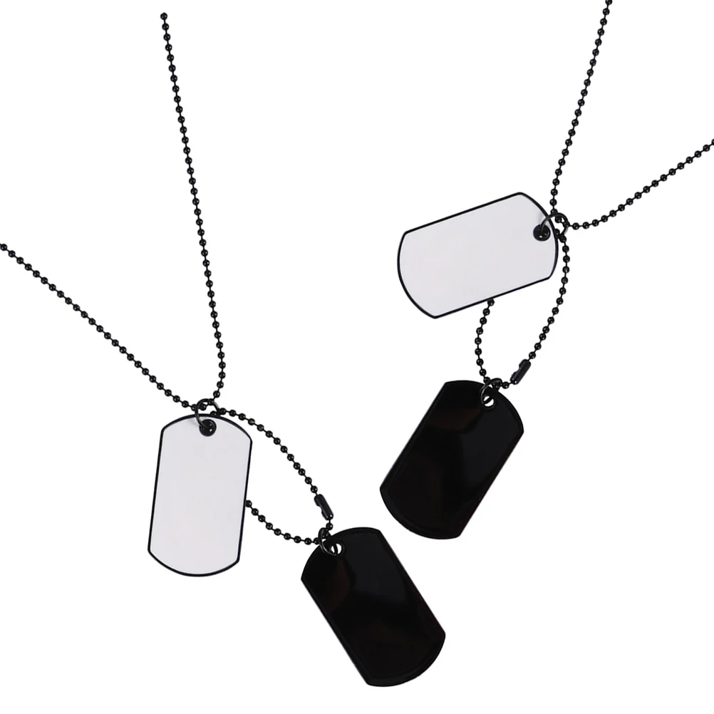 

2 Pcs Necklace Pendant Charm Chain Decorative Female Necklace Men Women Lightweight Comfortable Casual Event Jewelry