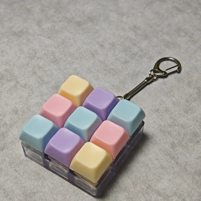 9 Keys LEDKeyboard Fidget Toy Keyboard Key Toy Party Stress Relief Toys Decompression Button Toys Clicker Fidget Toy Gifts
