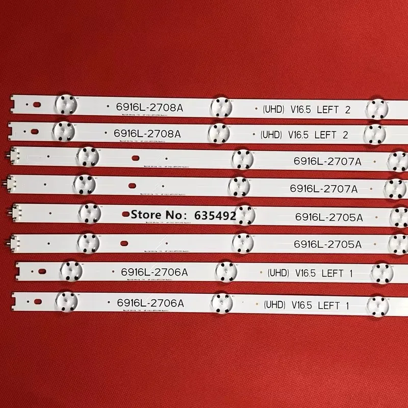 LED Backlight Strip 6916L-2816A 6916L-2817A 6916L-2818A 6916L-2819A 49UH6200 49UH6207 49UH6210 49LX300C 49LW300C 49LW541H