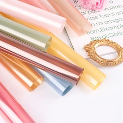 Iridescent Cellophane Roll Iridescent Wrapping Paper Cellophane Wrap for Gift Baskets Iridescent Film for DIY WrappingSupplies