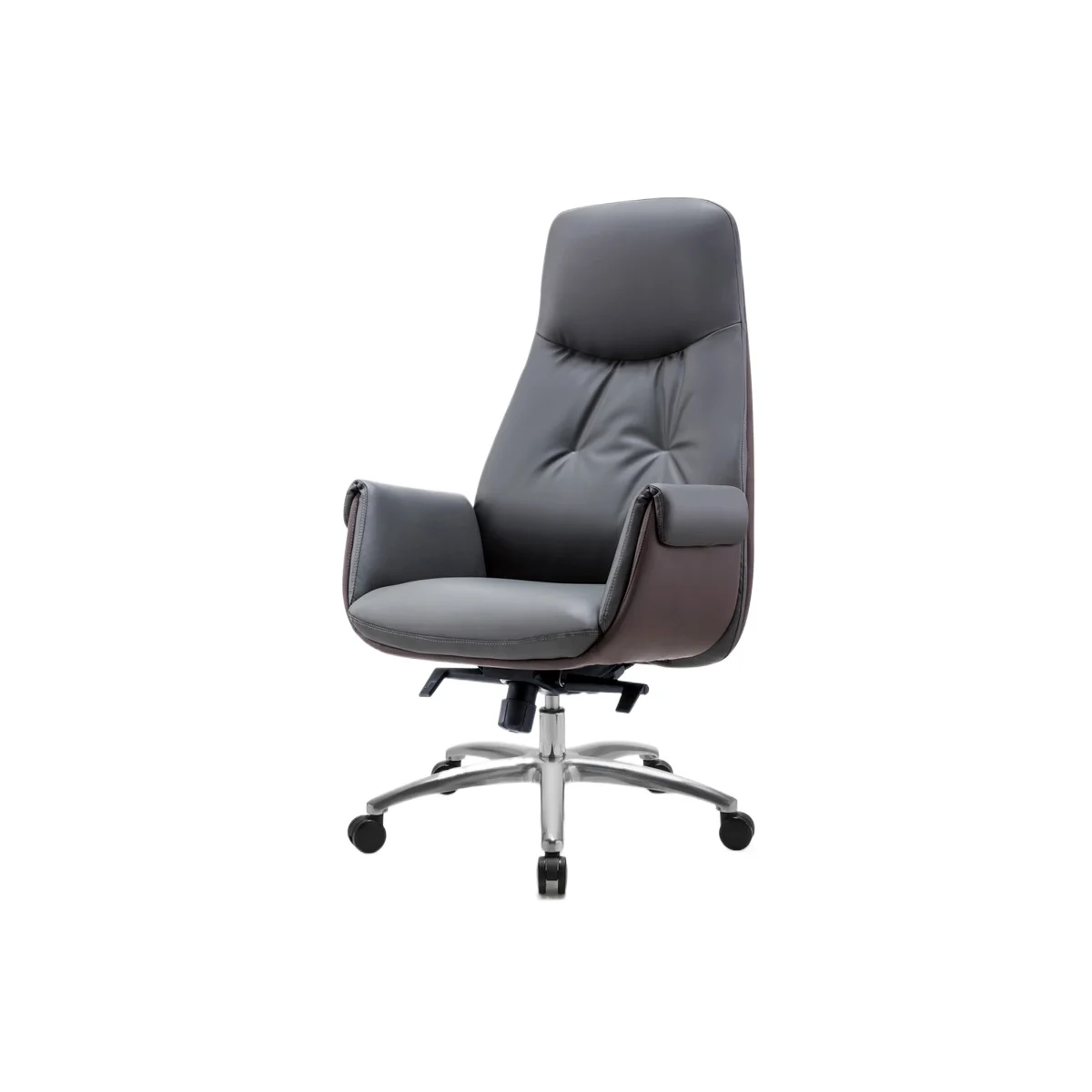 

Удобное и сидячее кожаное кресло для босса, офисное кресло для конференций, компьютерное кресло с вращающейся талией