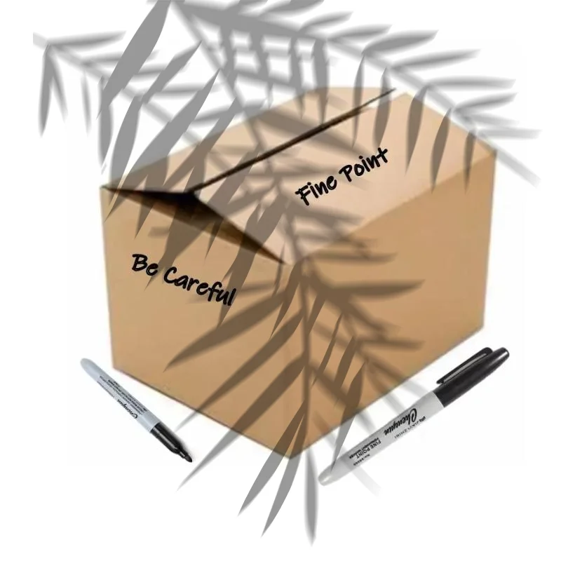 4/5/6/12 قطعة أقلام تحديد دائمة سوداء ، طرف رفيع ، مقاوم للماء ، قلم رسم مخطط سريع الجفاف #1