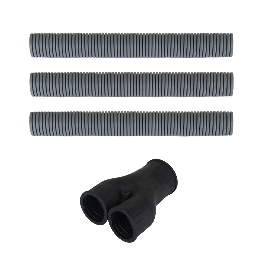 Rv Wastewater Discharge Port Flexible 28.5mm Pipe Y-Shaped Connection Kits Suitable For Waste Hog / Master Caravan Replacement