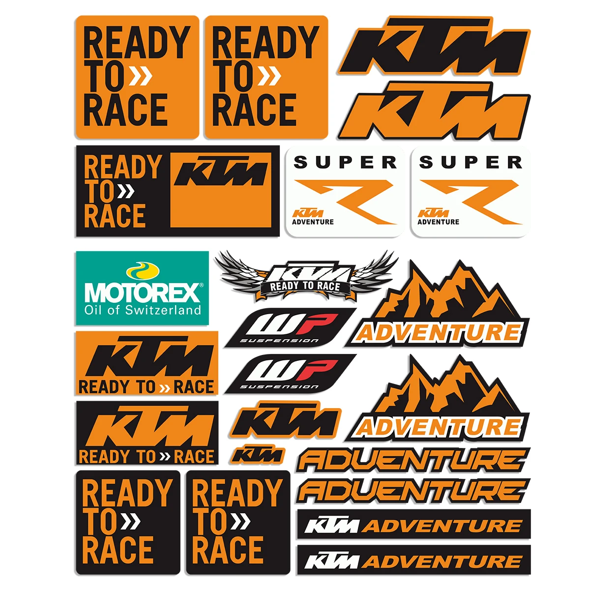 Motocross Motorcycle Stickers For Ktm Duke 200 390 Adventure 1290 Exc Decals