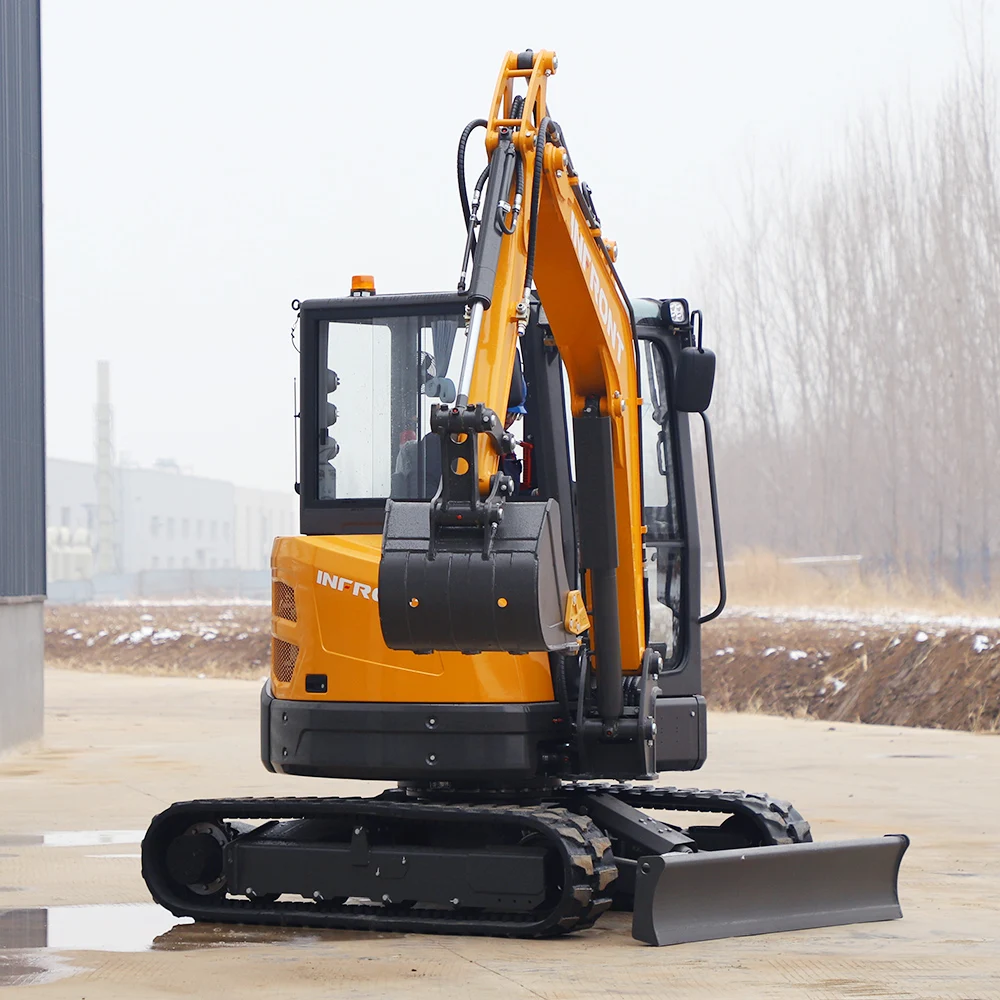 Mini Excavator EPA Euro 5 Kubota Farm Digger Engine  Chinese Mini Excavator