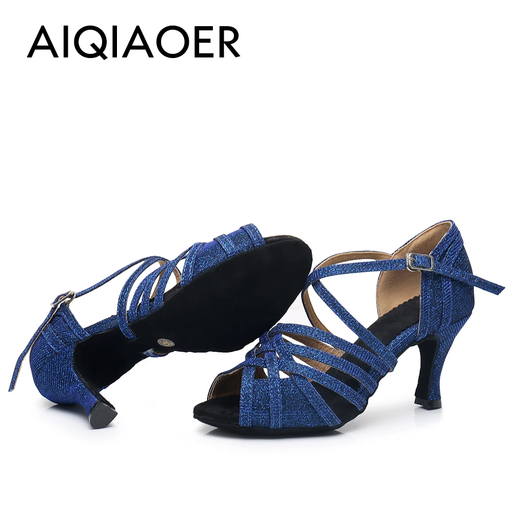 Soft-Soled Square Dance Shoes for Adults, Female Latin Dance Shoes, Ballroom Dancing Shoes, Summer Sandals