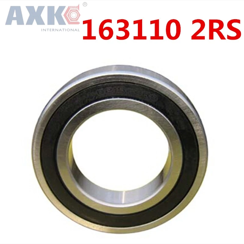 AXK 2PCS Free Shipping 163110-2RS (16x31x10mm) hybrid si3n4 bicycle BB bottom bracket  repair parts bearing 163110-2rs for VP