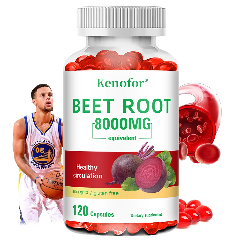 

Beet Root Capsules - Blood Pressure Support, Heart Health, Improves Circulation, Blood Flow Supplement, Digestive Health