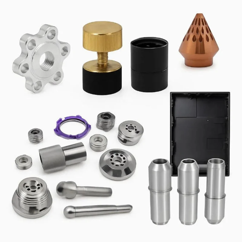 งานกลึงซีเอ็นซี 5 แกน ความแม่นยำสูง สำหรับงานกัดโลหะ สแตนเลส ทองเหลือง อลูมิเนียม ไทเทเนียม ชิ้นส่วนเครื่องจักรกล