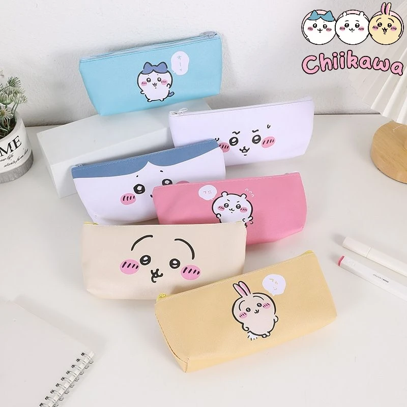 

Chiikawa Cute Hachiware Usagi Large Capacity High-value Pencil Bag Small Junior High School Student Storage Bag Boy Girl Gift