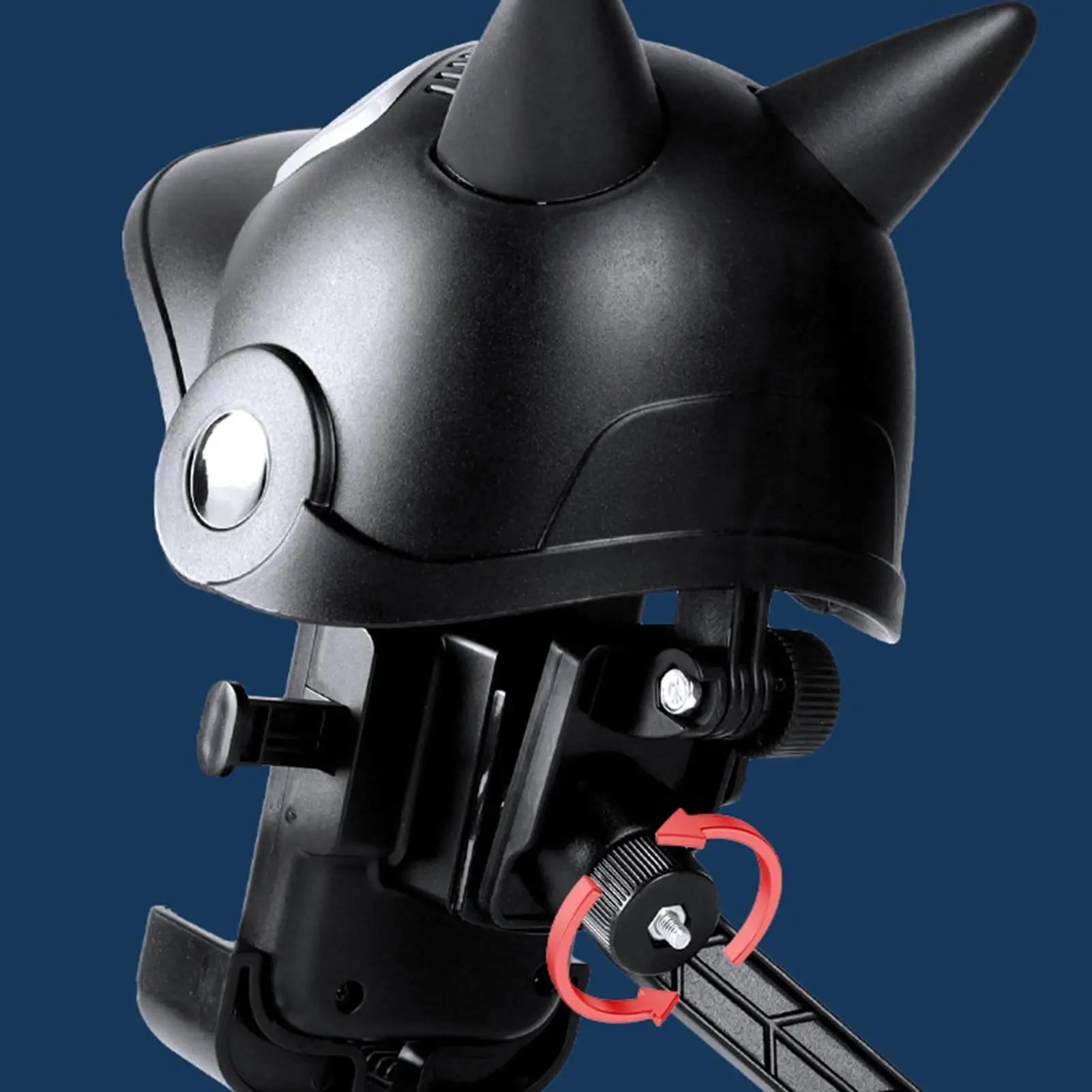 Phone Holder For Motorcycle 360 Rotation Helmet Design Sunshade Fit 3.5-7.2 Inch Phone Motorcycle Mount For Rearview Mirror