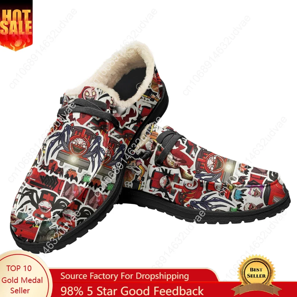 

Choo Choo Charles повседневная обувь, плюшевая обувь на плоской подошве, мужская и женская дышащая повседневная уличная легкая обувь, пара обуви на заказ