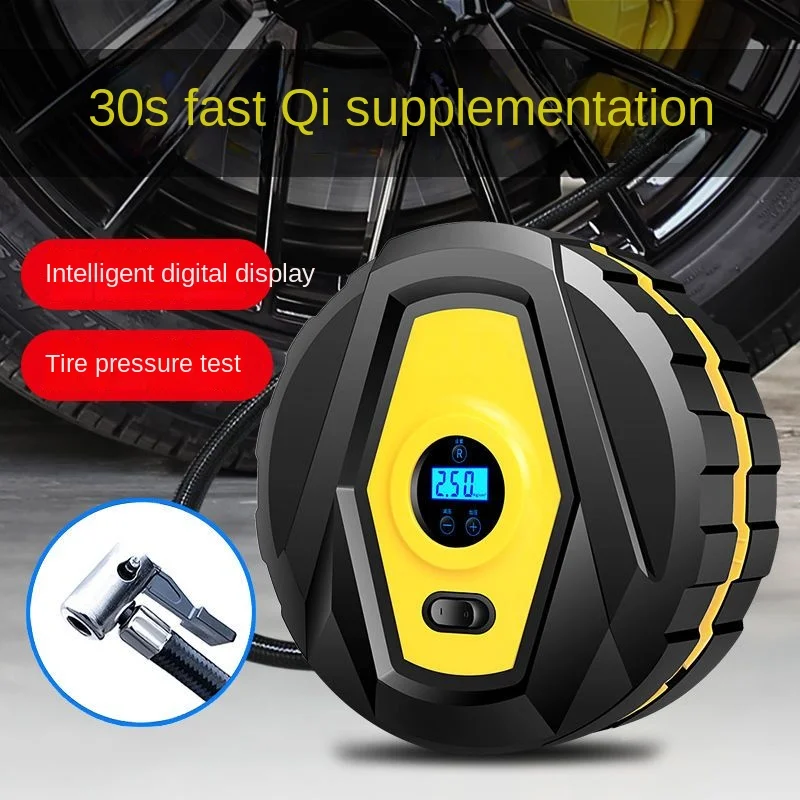 Vehicle-mounted Air Pump Car Portable Car Electric Tire High-power 12v Refueling Pump Cylinder