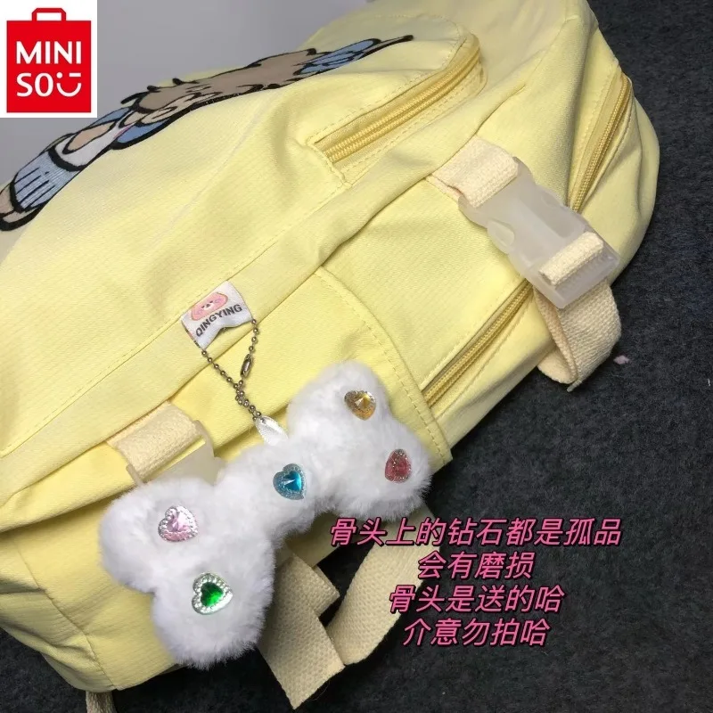 MINISO 2024 новый креативный милый рюкзак Hello Kitty Женская милая и свежая вместительная универсальная сумка для хранения через плечо