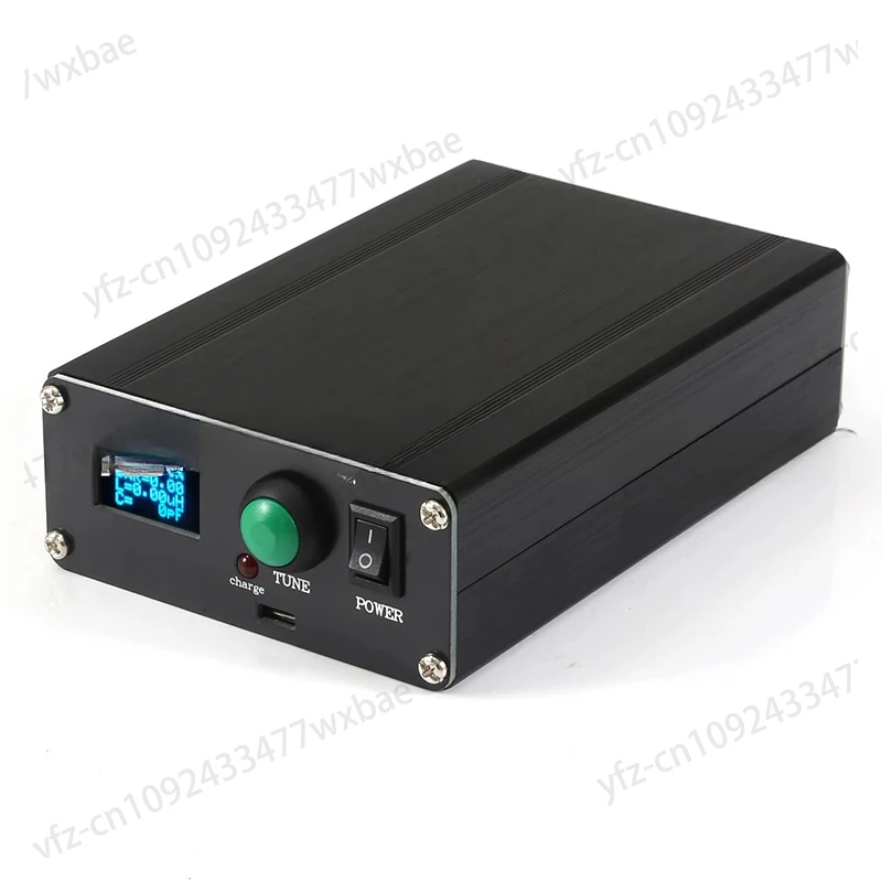 Finished ATU-100 1.8-50MHz ATU-100mini Automatic Antenna Tuner by N7DDC 7x7   Mini 0.96  OLED + Metal case  1350MA  Battery