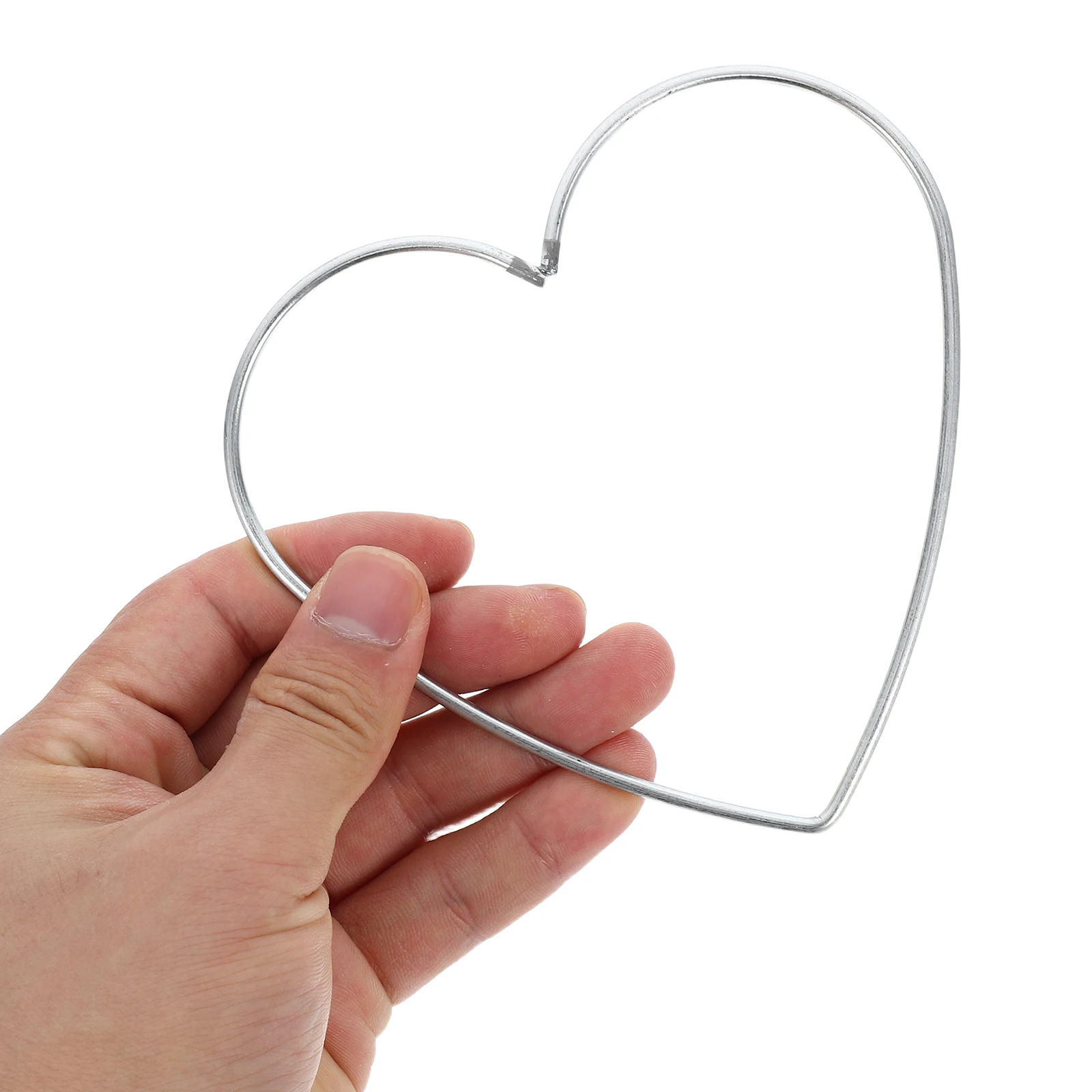 

9PCS Dreamcatcher Rings Sturdy Smooth DIY Craft Hoops Heart Shape Home Metal Dreamcatcher Ring Decor Metal Ring Projects