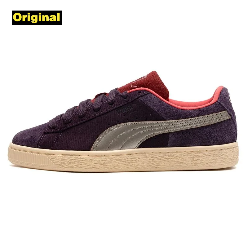 Puma Suede Play Paris Unisex Sports shoes Men's shoes Women's shoes Classic nostalgic board shoes 398190-01