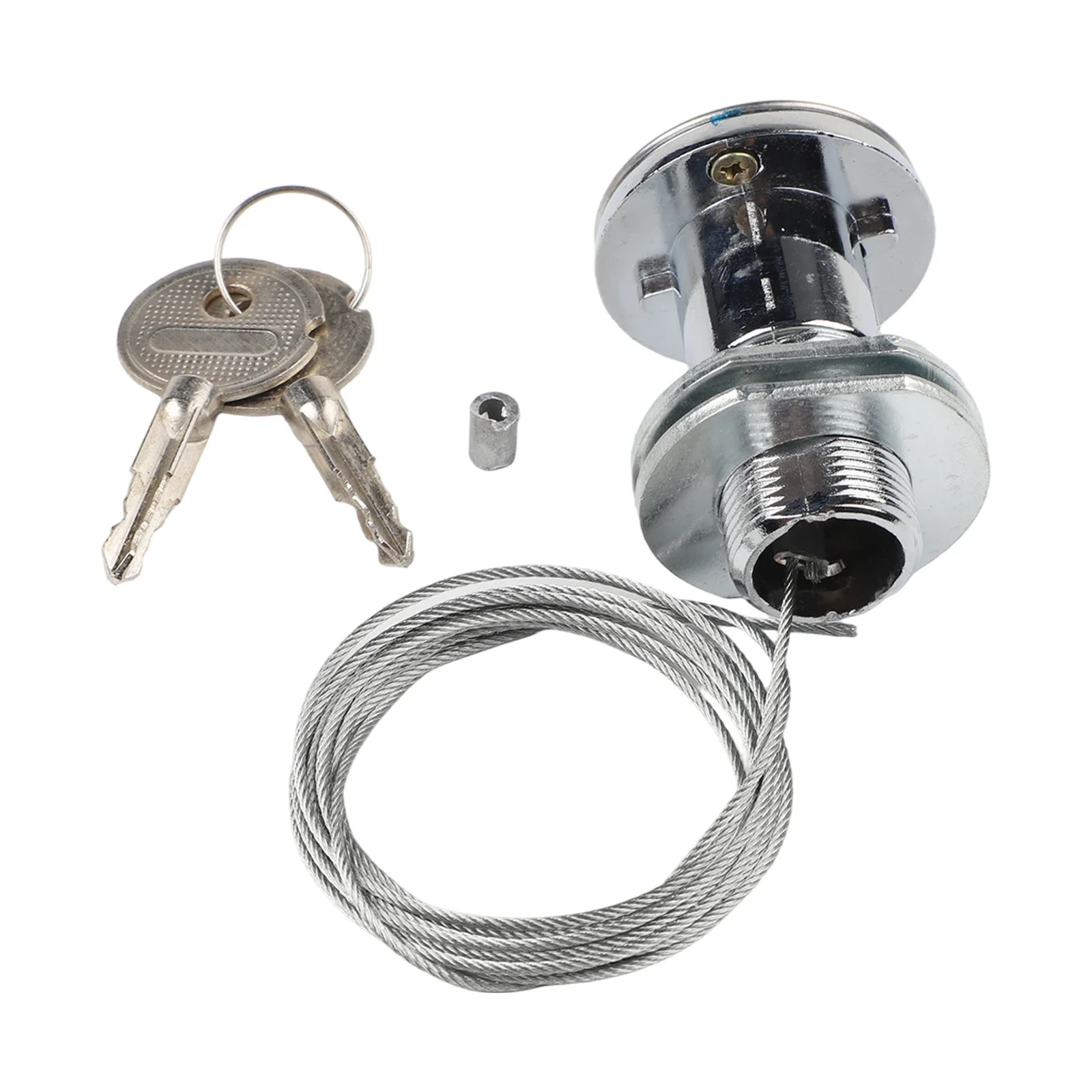 Keyed Garage Door Release Lock Set Made of Steel Wire for Garage Doors without Side Doors Suitable for Various Garage Brands