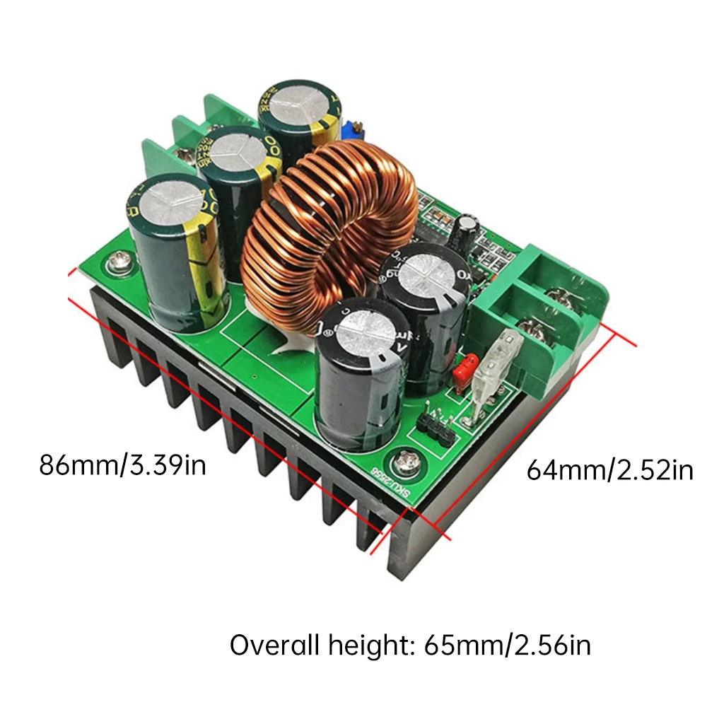 DC-DC Booster Module DC10-36V To DC12-80V Constant Voltage Current Step-up Module Adjustable For Power Supply Voltage Stabilizer