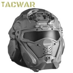 Helmet Airsoft Gear with Mask Headset Anti-fog Fan NV Stand Hunting Paintball Mask Casco Airsoft Equipments