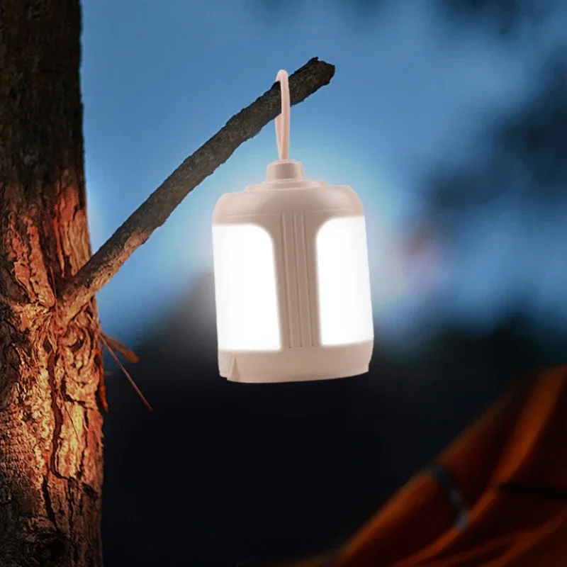 Mini Outdoor Camping Light USB Rechargable LED Night Light Waterproof Portable Lanterns Dimmable Desk Lamp