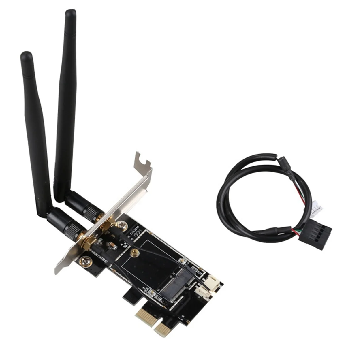 

PCI-E X1 to M.2 NGFF E-Key WiFi Wireless Adapter Converter Card