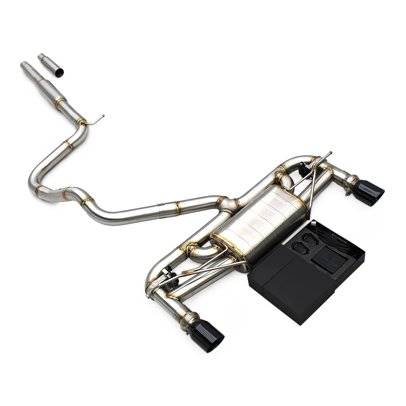 

Valvetronic Mid-Tail Exhaust with SS Muffler, Compatible with Volkswagen Golf 7/7.5 MK7/MK7.5 1.4T 2014-2020