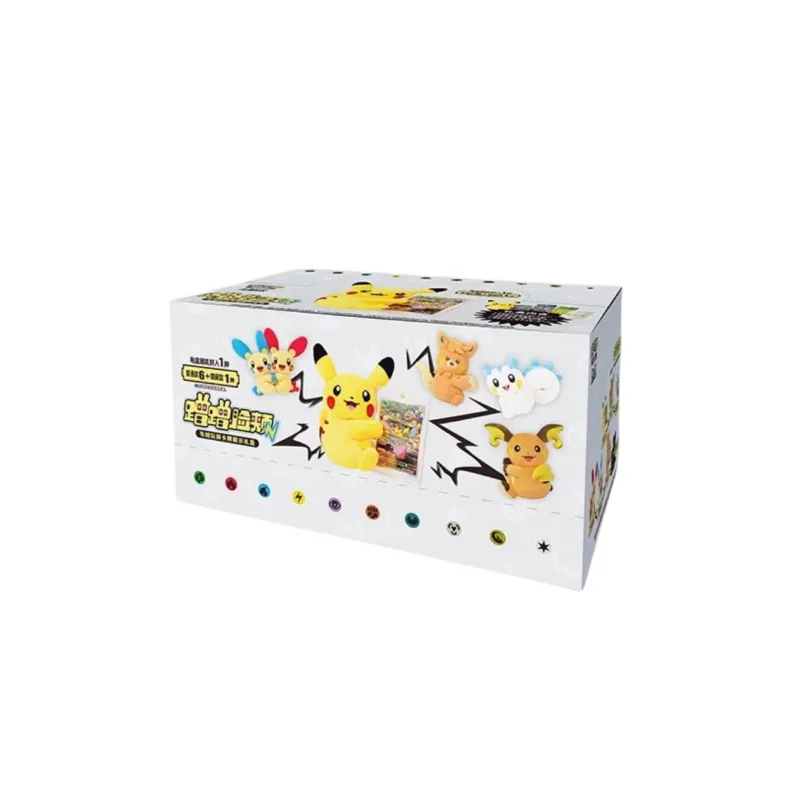 

100% оригинальная кукла-покемон, слепая коробка, магнитное притяжение, серия 151, щеки против каждого другого, упаковка драгоценных камней из ПТКГ, коллекционные игрушки