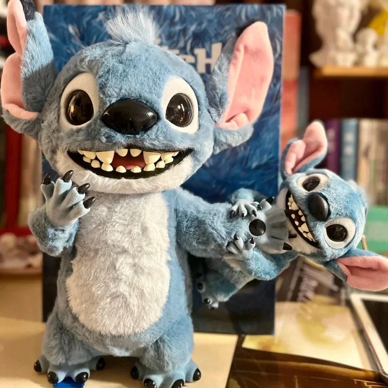 本物のステッチ アクションフィギュア 映画版 ビニール人形 手作り装飾コレクションフィギュア 子供 女の子 誕生日 女の子 ギフト オーナメント