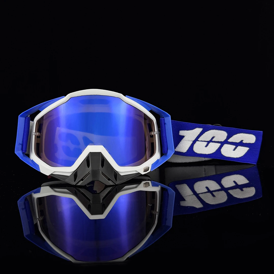 

100 очков для мотокросса с HD линзами, мотоциклетные очки, очки для верховой езды, мужские солнцезащитные очки для мотокросса MX MTB, аксессуары для велосипеда для грязи ﻿