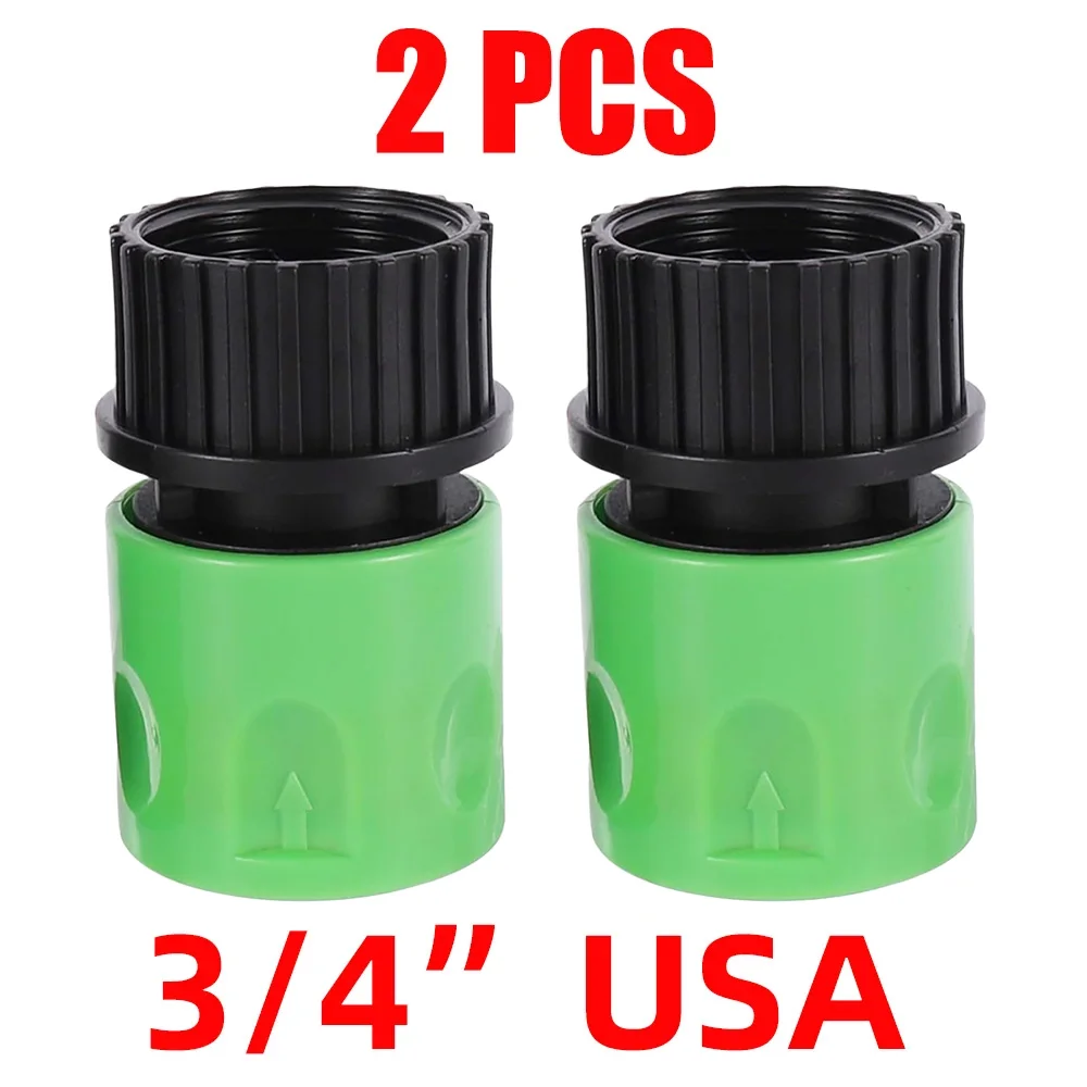 EURO USA 3/4 inch mannelijke schroefdraad snelkoppeling nippel kraan slangadapter voor tuinslang druppelirrigatie watersysteem verbinding