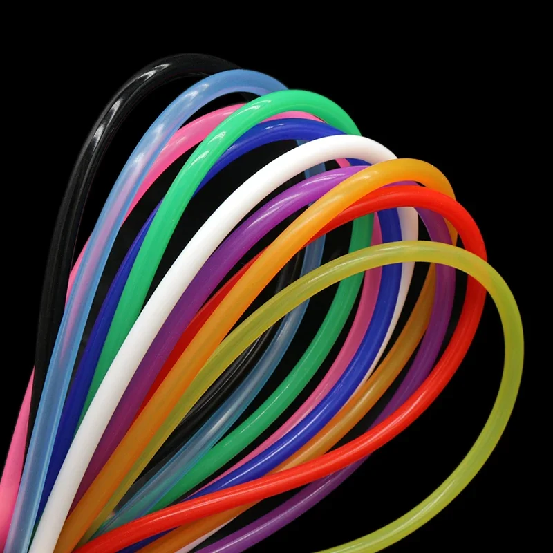 1M ID 1 2 3 4 5 6 7 8 9 10mm Silicone Tube Flexible Rubber Hose Food Grade Pump Soft Drink Pipe Water Connector Multiple Colors