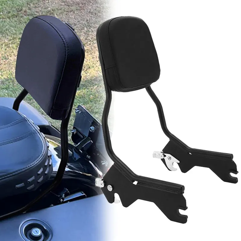 

Черная задняя спинка мотоцикла, пассажирская накладка для Harley Softail Slim Street Bob Deluxe 2018-2023